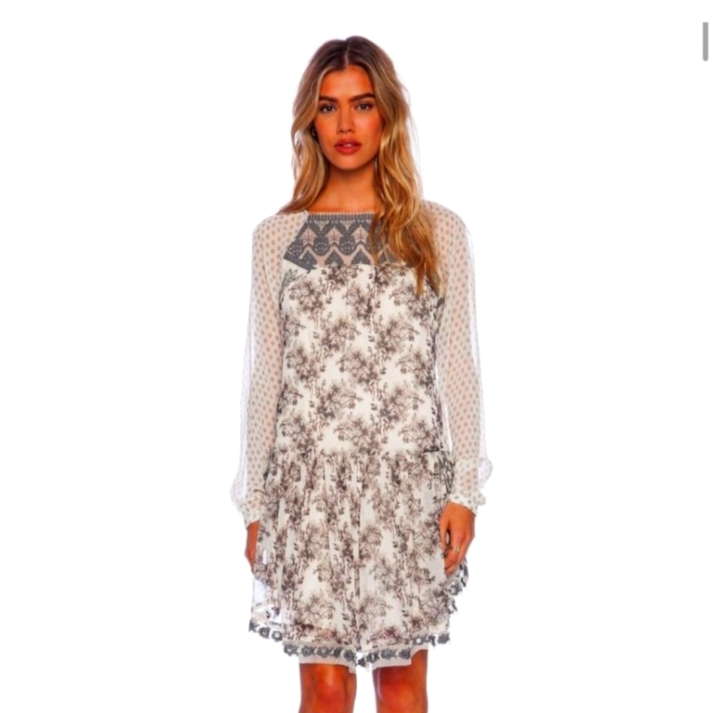 Free People Elsie Mini Dress Sz Small